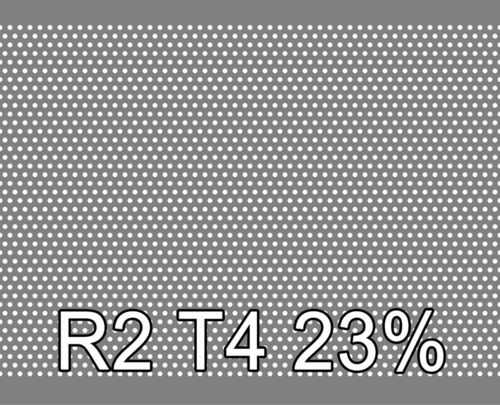 Reikälevy RST (AISI304) 1.0x1000x2000mm R2 T4 23%