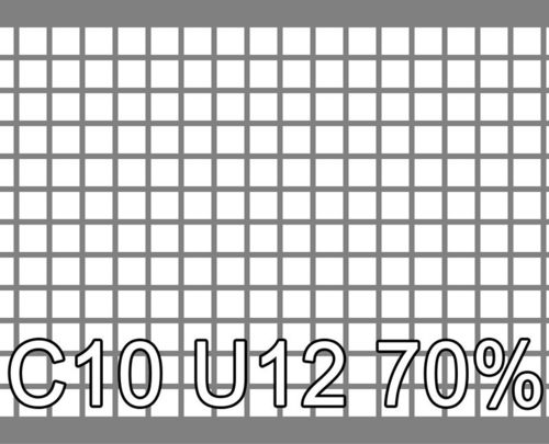 Neliöreikälevy Sinkitty (Zn) 1.5x1000x2000mm C10 U12 70%