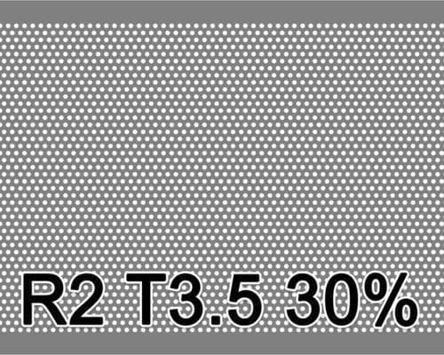 Reikälevyt RST 1.5x1000x2000mm R2 T3.5 29.4%