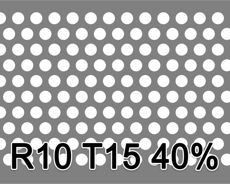 Reikälevyt RST 3x1000x2000mm R10 T15 40%