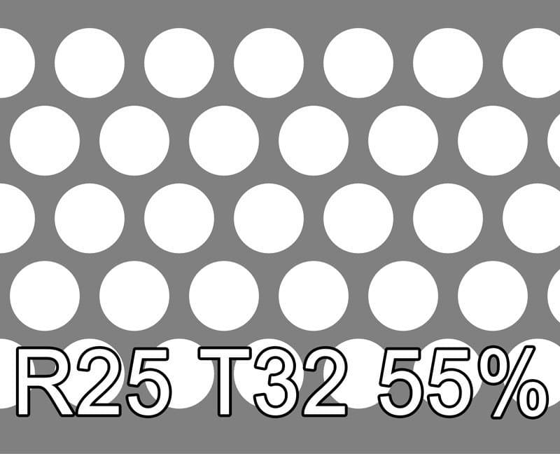 Reikälevyt Teräs 1.5x1000x2000mm R25 T32 54.9%