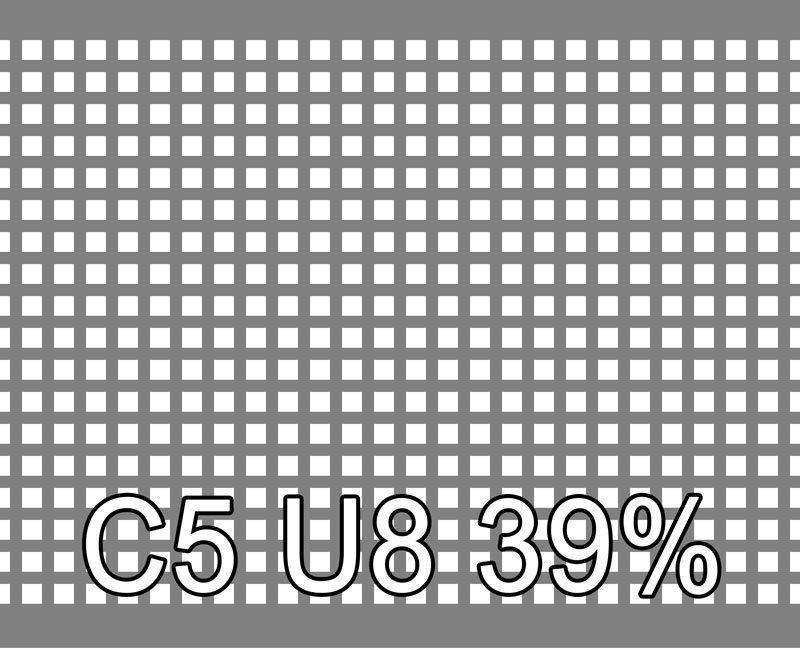 Reikälevyt Alumiini 1.5x1000x2000mm C5 U8 39%