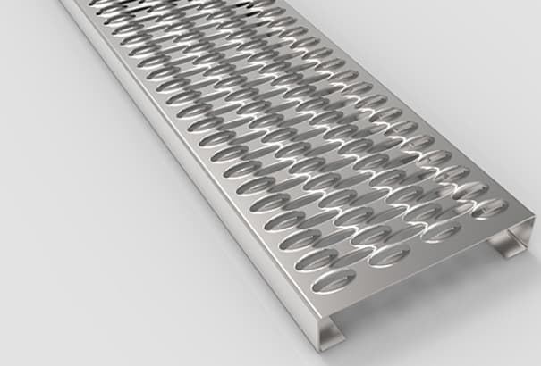 Profiilitasoritilät Teräs 180x40x6000mm Anti-slip