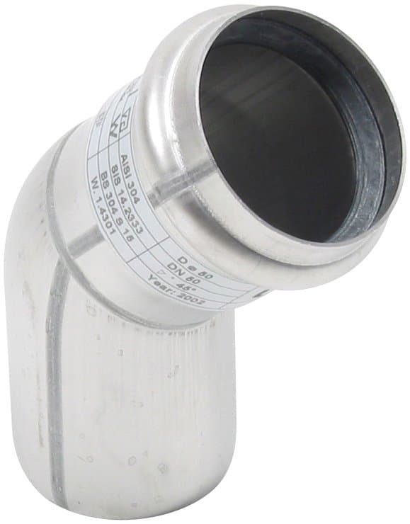 Putkenosat Kulmayhde Blucher RST 75mm 45 astetta