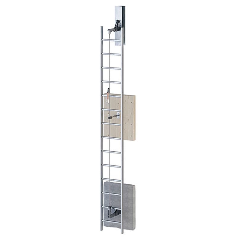 Kattoturva Turvavaijeri Vertigrip on wall 6000mm