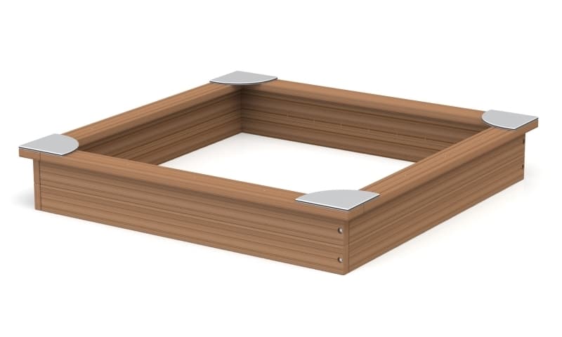 Leikkivälineet Hiekkalaatikko 1,9m x 1,9m kulmapaloilla