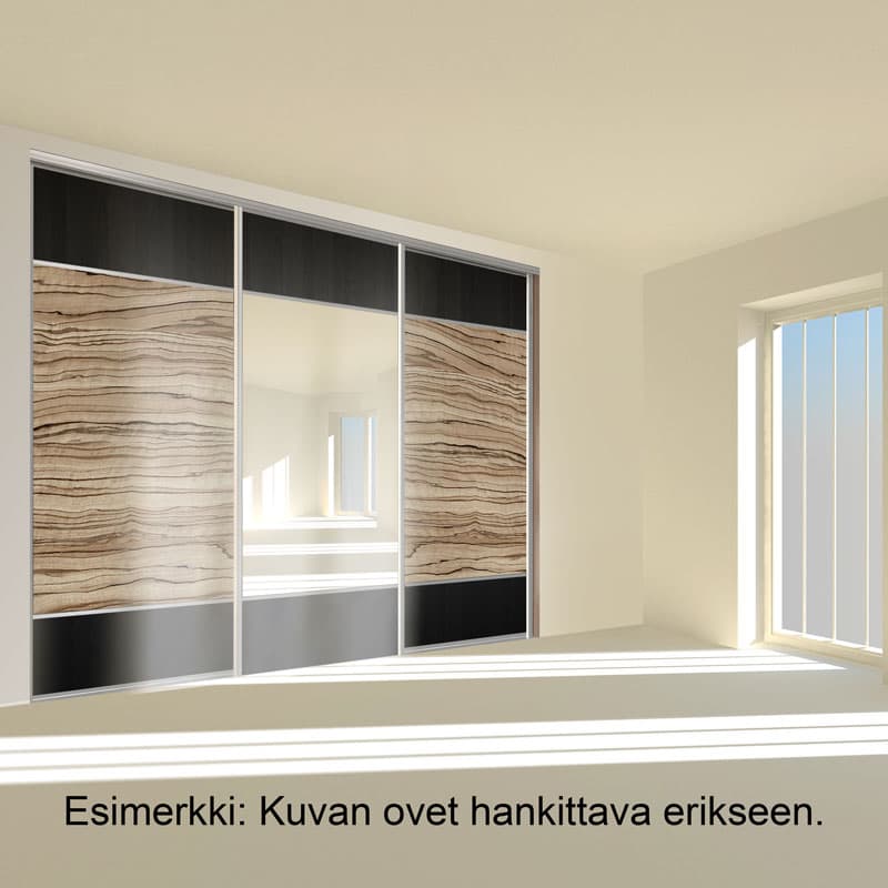 Liukuovet ARES 3 Liukuovijärjestelmä Ruskea 1800mm