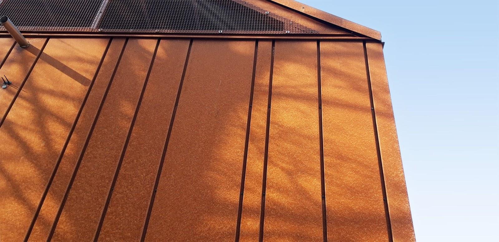 Corten-teräs on näyttävä ja säänkestävä materiaali