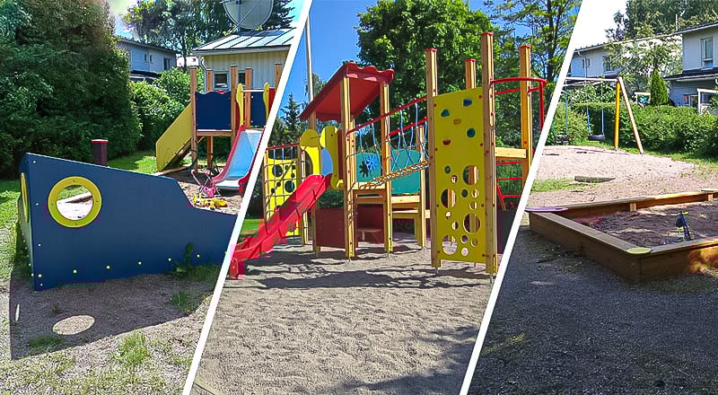 Leikkipaikan varusteet turvallisen leikin asiantuntijoilta