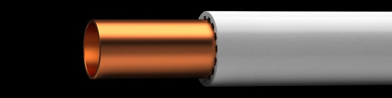 1 - Kupariputket Kupariputki hehkutettu kiepis. CUPORI 141 Fincu 10.0x 8.4/5m päällystetty