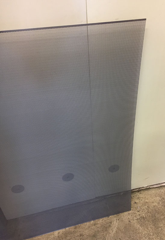 1 - Teräs verkkolevyt Teräs 12x25.4 1500x2440mm (Hunajakenno)