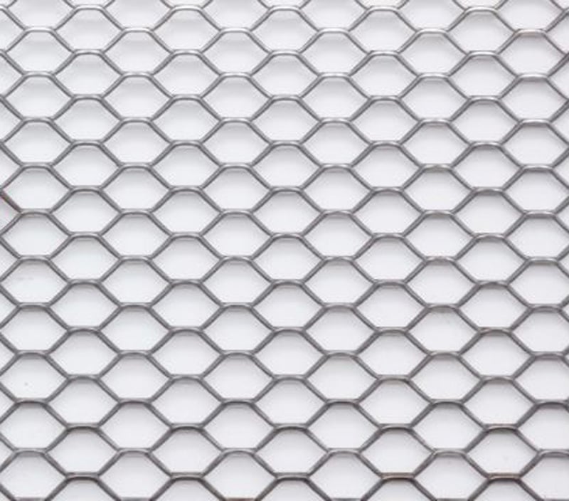 1 - Teräs verkkolevyt Teräs 28.2x60.96 1500x3000mm (Hunajakenno)