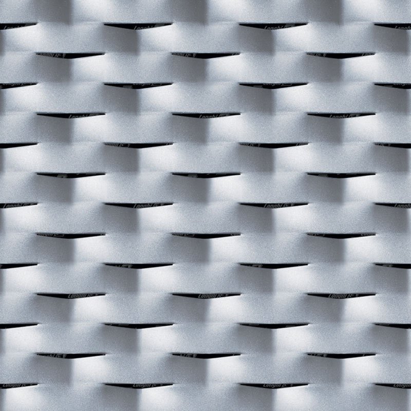 1 - Alumiini verkkolevyt Alumiini PRIVACY 62.5x20mm 1250x2500mm