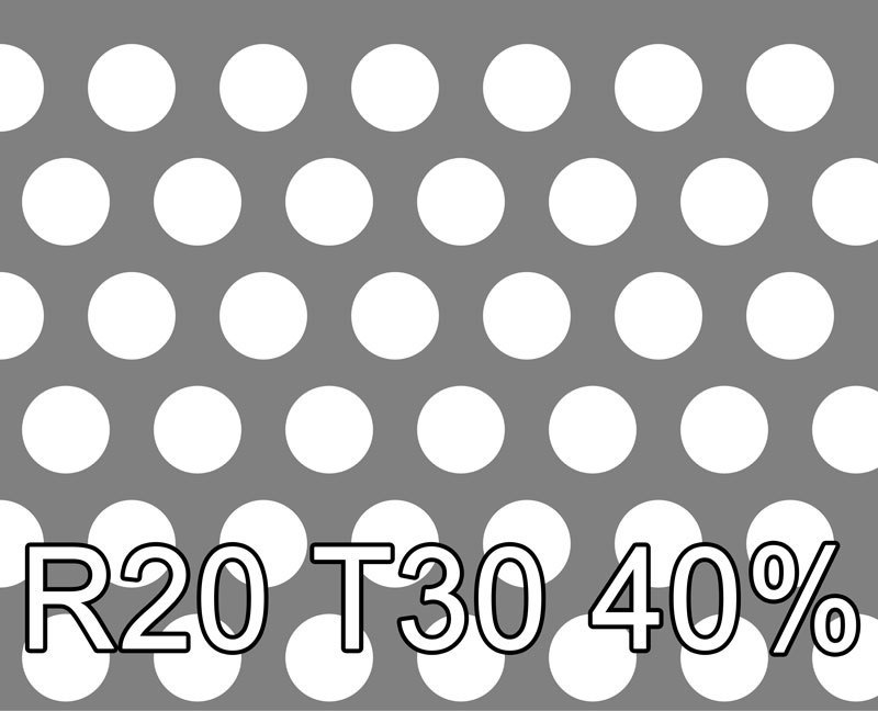 1 - Teräs reikälevyt Teräs 1.5x1000x2000mm R20 T30 40.0%