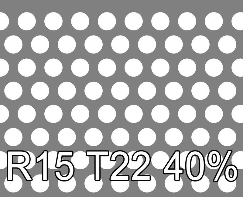 1 - Sinkityt reikälevyt Sinkitty 2x1000x2000mm R15 T22 41.8%