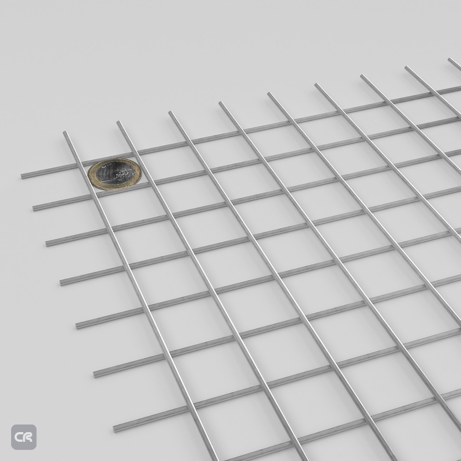 1 - Hitsatut verkot Sinkitystä langasta hitsattu 25x25x3.0 1500x3000mm