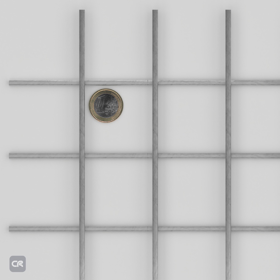 1 - Hitsatut verkot Kuumasinkitty 50x50x3.0 1250x2500mm