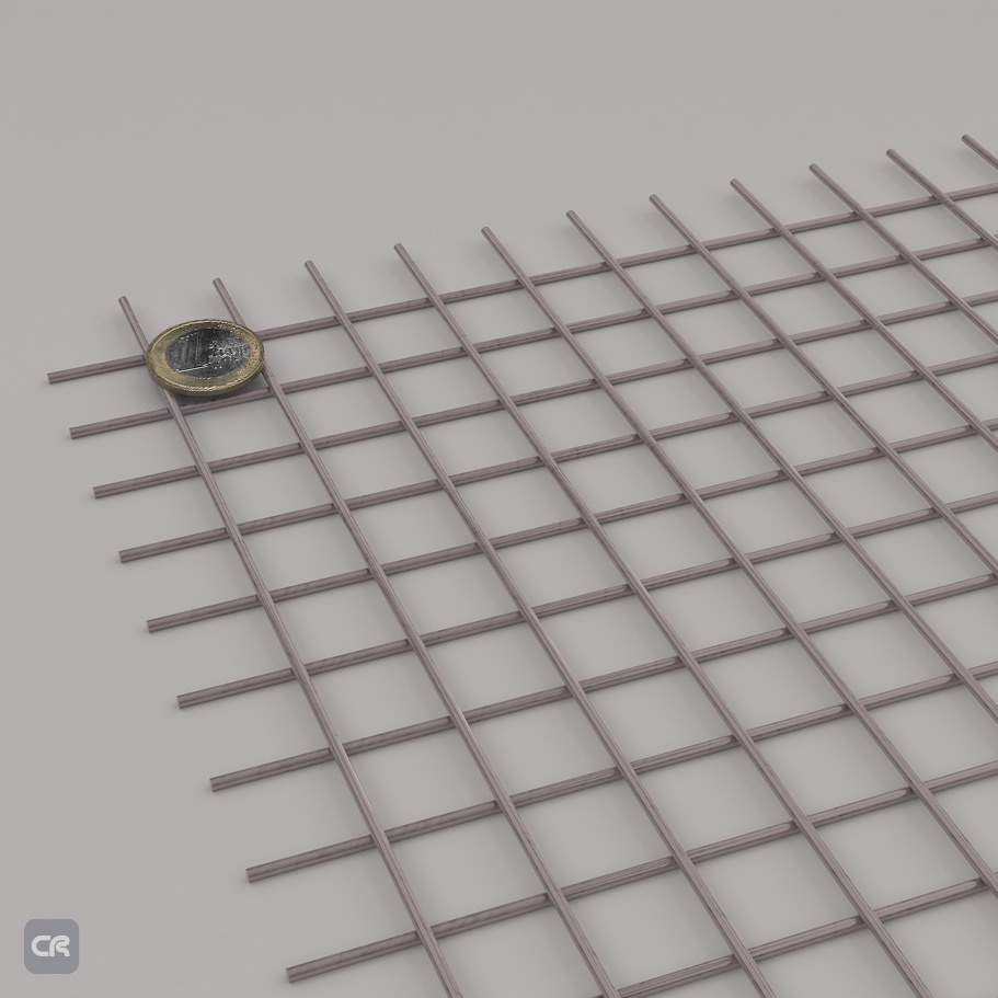 1 - Hitsatut verkot Teräs 20x20x2.5 1000x2000mm