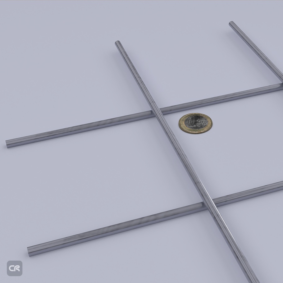 1 - Hitsatut verkot RST 100x100x5.0 1000x2000mm