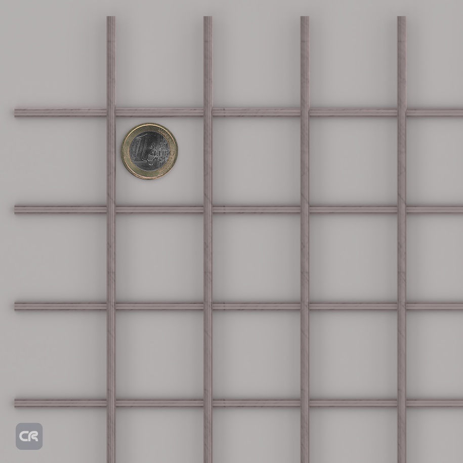 1 - Hitsatut verkot Teräs 40x40x3.8 1000x2000mm