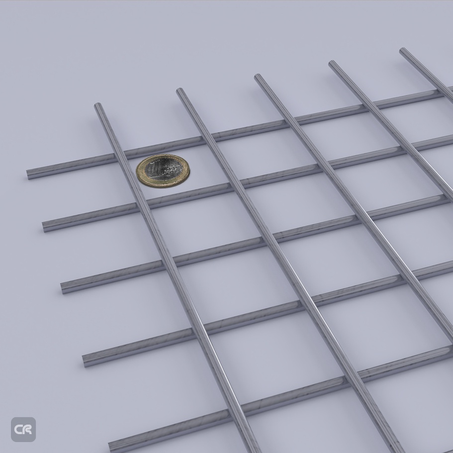 Hitsatut verkot RST 40x40x2.85 1200x2400mm