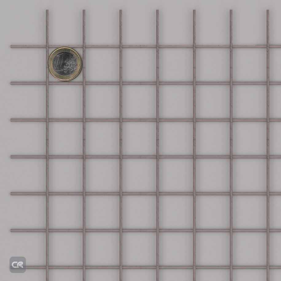 1 - Hitsatut verkot Teräs 25x25x2.8 1250x2500mm