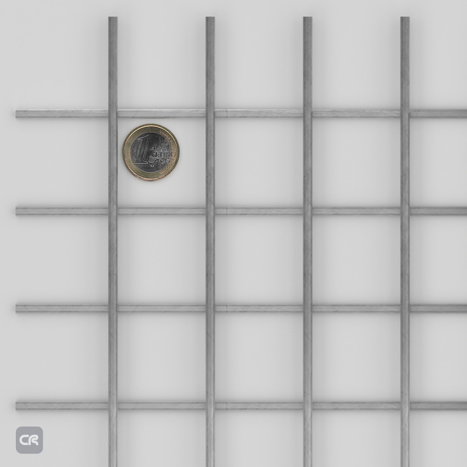 1 - Hitsatut verkot Kuumasinkitty 40x40x4.0 1250x2500mm