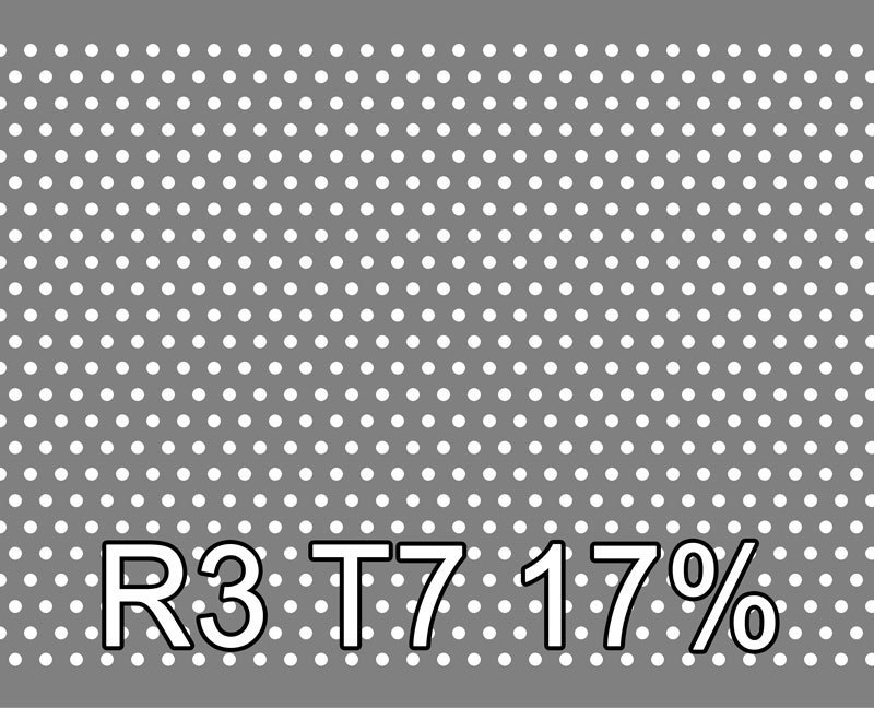 Sinkityt reikälevyt Sinkitty 0.75x1000x2000mm R3 T7 16.5%