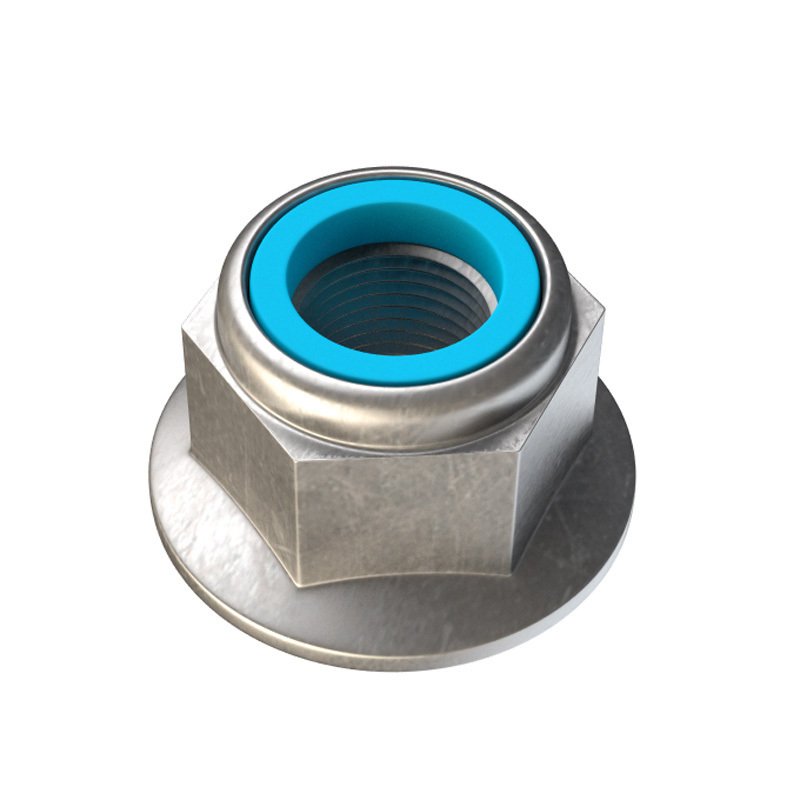 Tieterät Laippamutteri M16 nyloc 50kpl