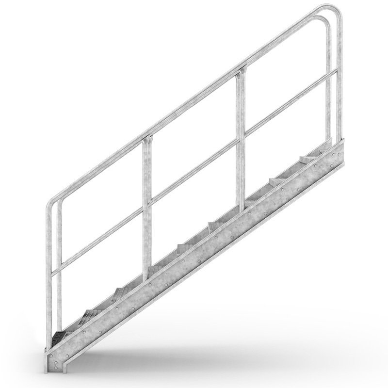 Teräsportaat Kuumasinkitty korkeus 500/900mm