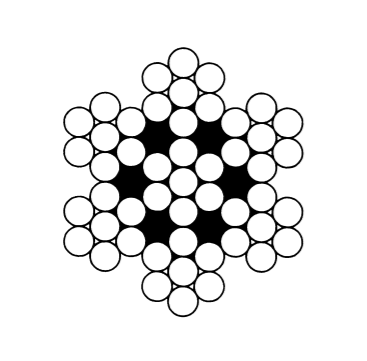 1 - Teräs ja kuituköydet Teräsköysi HST 3mm - 7x7 1570N/mm2