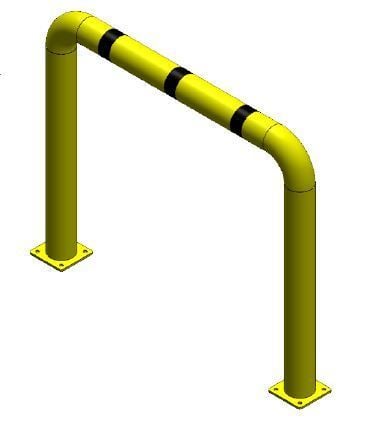 Turvakaiteet Turvakaide törmäyssuoja 101x1200x1000mm
