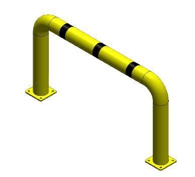 Turvakaiteet Turvakaide törmäyssuoja 101x650x1200mm