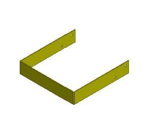 Törmäyssuojat Törmäyssuoja Sinkitty + maalattu 5x100x500x485mm