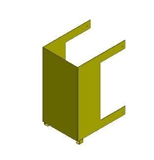 Törmäyssuojat Törmäyssuoja Sinkitty + maalattu 5x950x495x670mm