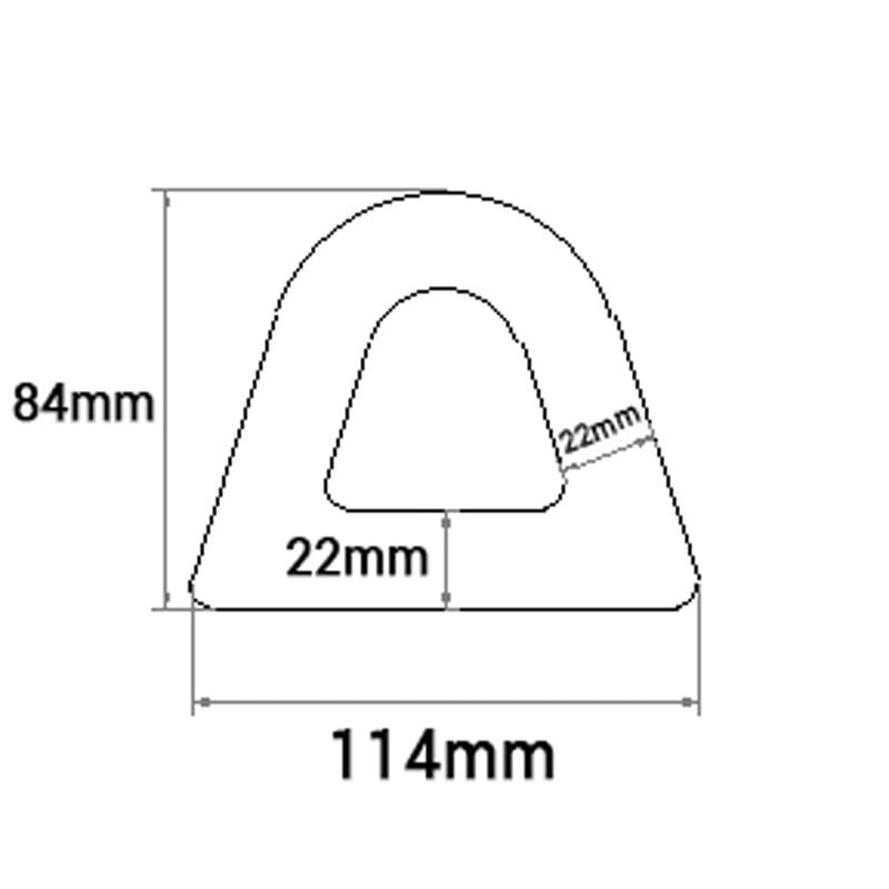 Lastauslaiturin puskurit Lastauslaiturin puskuri EPDM 2600mm