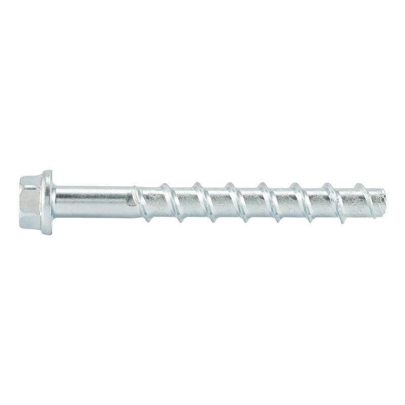 1 - Pultit ja ruuvit Betoniruuvi laipalla sinkitty 10X60/5-15