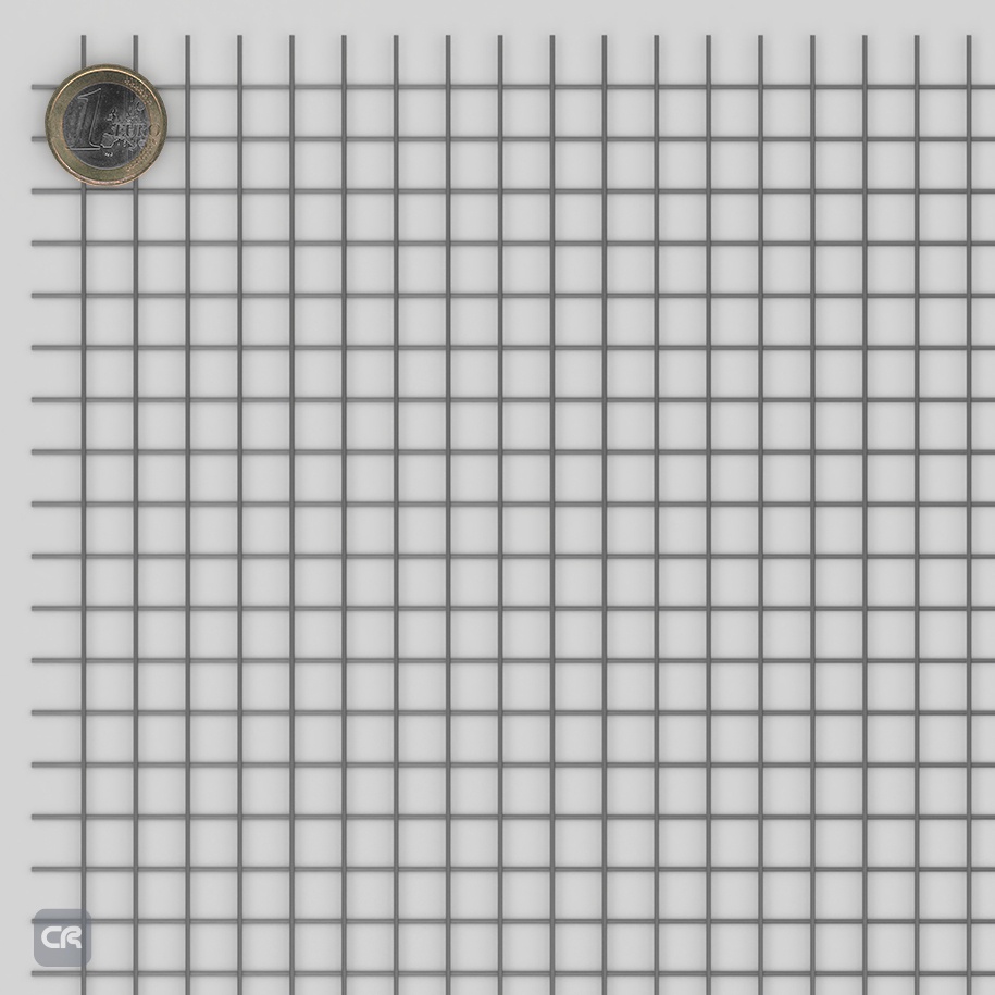 1 - Hitsatut verkot Kylmäsinkitty 10x10x0.75 1000mm 25m