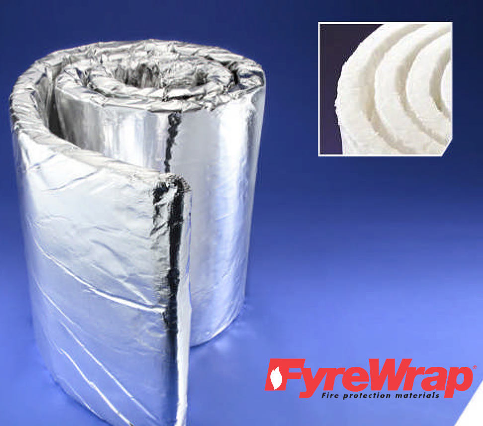 Tulenkestävät villat FYREWRAP CI BLANKET 128kg/m3 50x610x3660mm