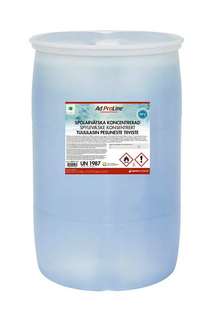 Ajoneuvojen Pesu & ylläpito Tuulilasinpesuneste tiiviste 210l tynnyri