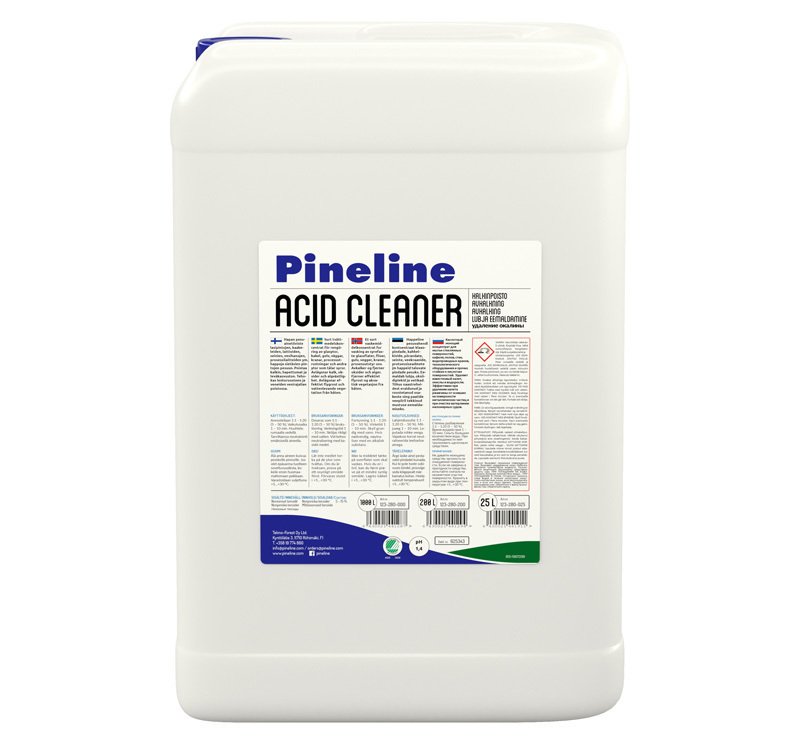 Ajoneuvojen Pesu & ylläpito Pesuaine Pineline acid cleaner 25l