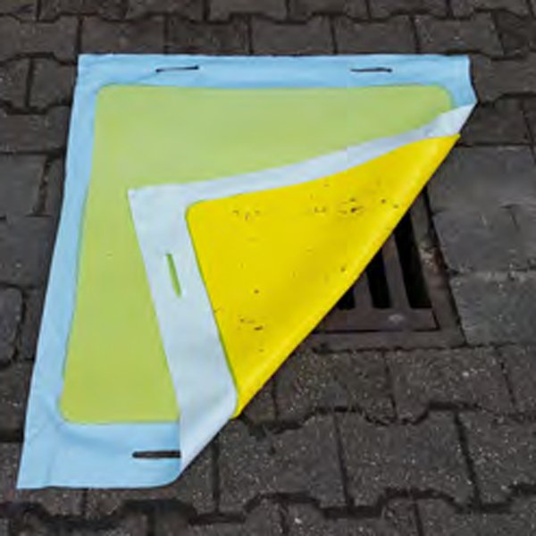 Imeytysrouheet Viemärinsulkumatto öljylle ja kemikaaleille 900x900x8mm 4kpl