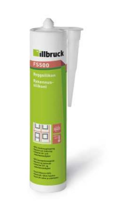1 - Liimat ja tiivistysaineet illbruck FS500 Rakennussilikoni Harmaa