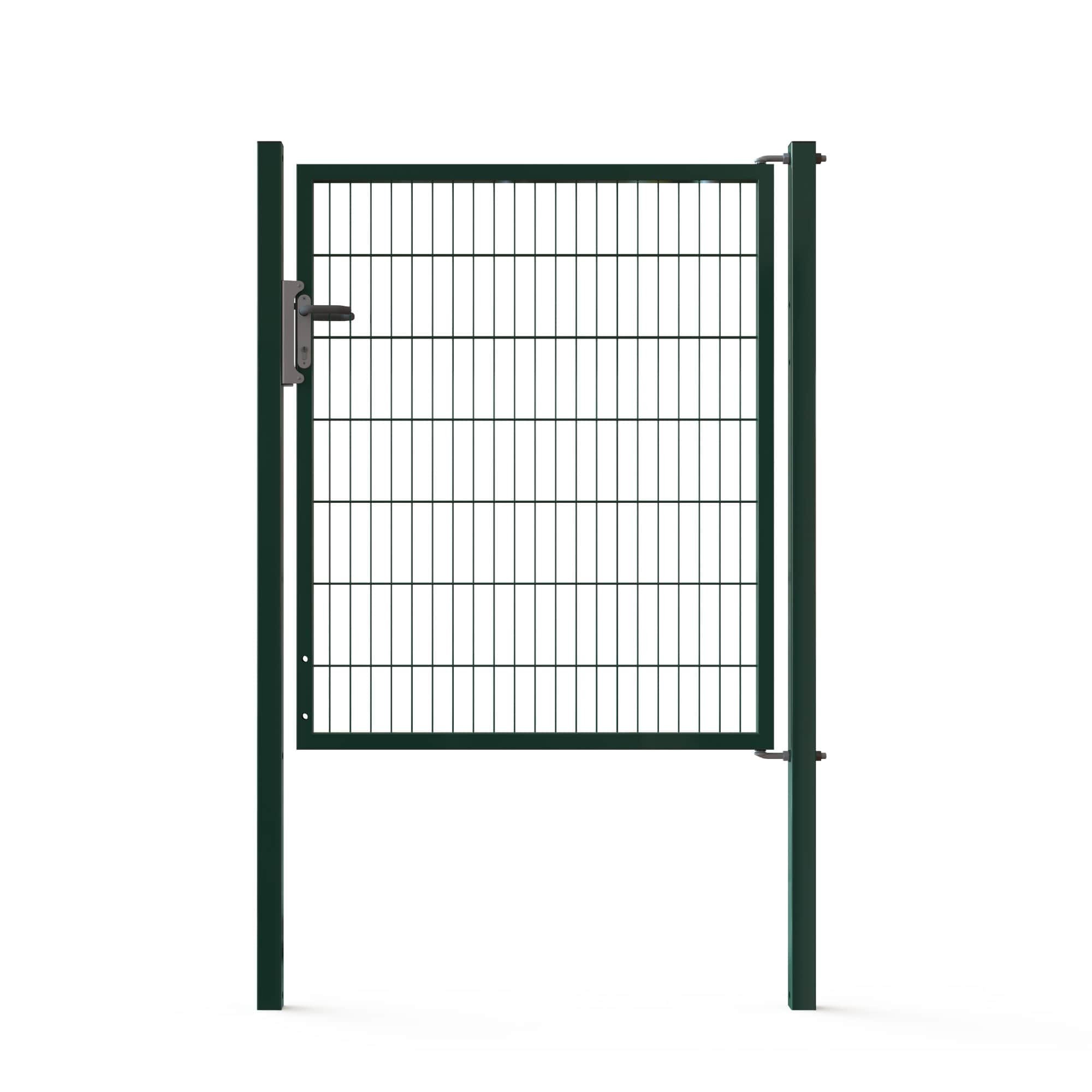 1 - Kolmilanka-aita portit 1-lehtinen henkilöportti 1400mm Vihreä