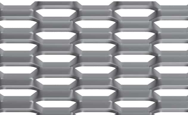 1 - Teräs verkkolevyt Teräs 45x13 1000x2000mm