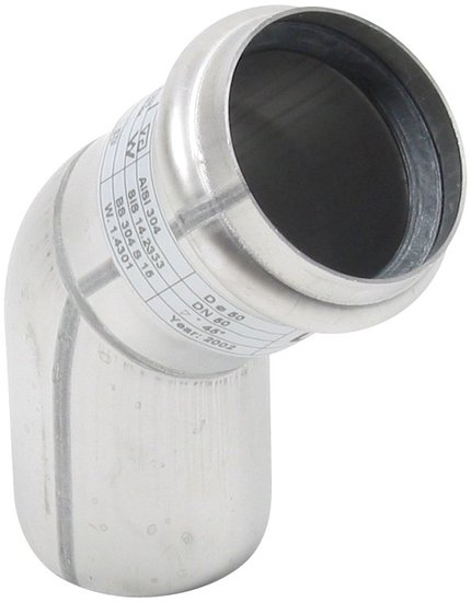 Kiinteistöviemäröinti Kulmayhde Blücher EuroPipe 50mm 45° RST AISI304