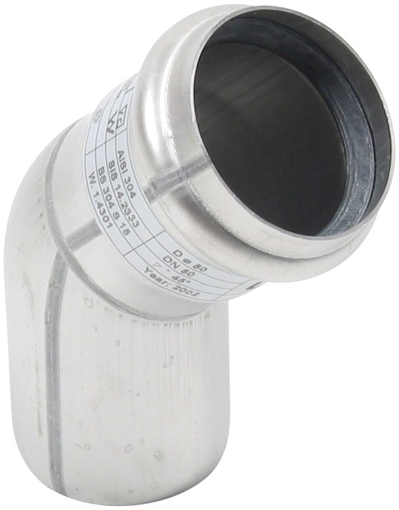 1 - Putkenosat Kulmayhde Blucher RST 75mm 45 astetta