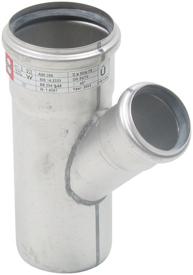 Kiinteistöviemäröinti Haarayhde BLÜCHER EuroPipe 75-50/45° HST