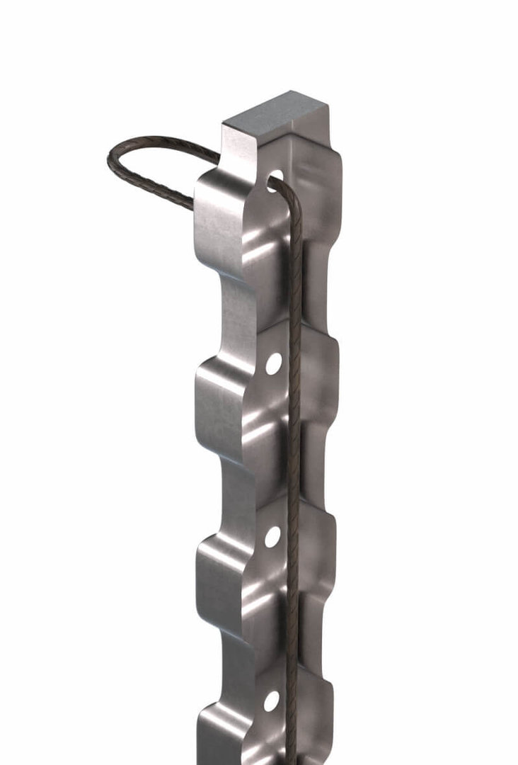 Työsaumaraudoitteet  VPI 115-12/150 150x500x95mm