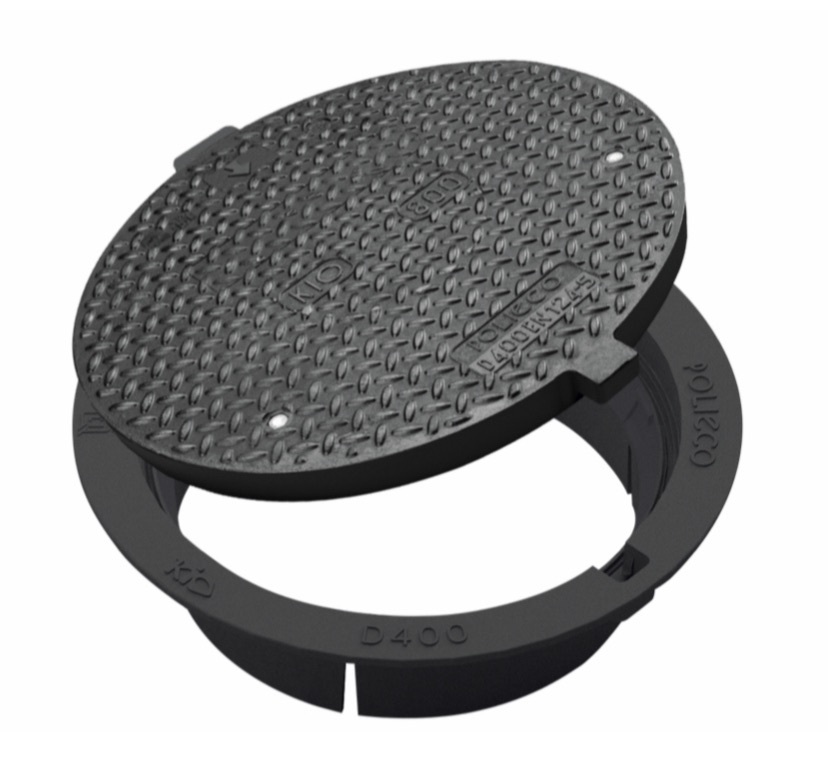 1 - Kevyet kaivonkannet Kevyt kaivonkansi 600 Komposiitti D400